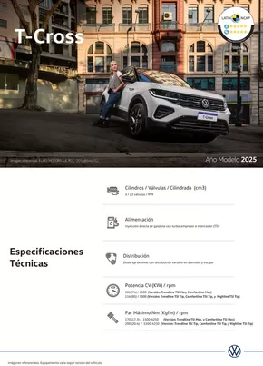 Catálogo Volkswagen | T-Cross | 2024-10-29T00:00:00.000Z - 2025-10-29T00:00:00.000Z