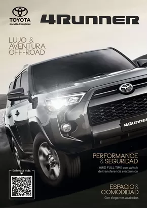 Catálogo Toyota | Toyota 4Runner | 2024-11-20T00:00:00.000Z - 2025-11-20T00:00:00.000Z