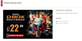 Catálogo Cinemark | Promo Online D-Box  | 2025-02-04T00:00:00.000Z - 2025-03-31T00:00:00.000Z