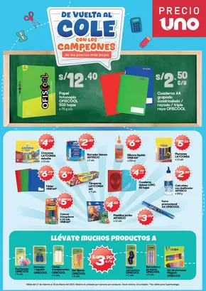 Catálogo Hiperbodega Precio Uno en Lurín | De Vuelta al COLE con los Campeones | 2025-03-04T00:00:00.000Z - 2025-03-30T00:00:00.000Z