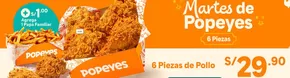 Catálogo Popeyes | Martes de popeyes | 2025-03-05T00:00:00.000Z - 2025-03-31T00:00:00.000Z