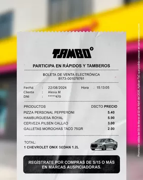 Catálogo Tambo en Trujillo | PARTICIPA EN RÁPIDOS Y TAMBEROS | 2025-03-10T00:00:00.000Z - 2025-04-02T00:00:00.000Z