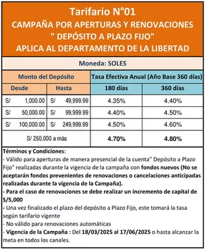 Catálogo Caja Trujillo | Tarifario N01 | 2025-03-28T00:00:00.000Z - 2025-06-17T00:00:00.000Z
