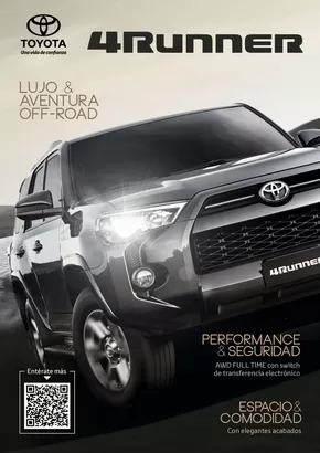 Catálogo Toyota en Tarapoto | Toyota 4Runner | 2025-04-07T00:00:00.000Z - 2026-04-07T00:00:00.000Z