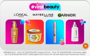 Catálogo Mifarma en Lima | Viral Beauty | 2025-04-21T00:00:00.000Z - 2025-04-28T00:00:00.000Z