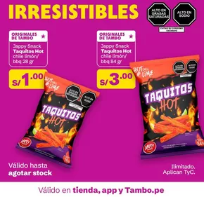 Catálogo Tambo en Arequipa | Irresistibles | 2025-04-23T00:00:00.000Z - 2025-04-27T00:00:00.000Z
