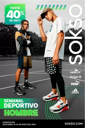 Catálogo Sokso | SEMANAL DEPORTIVO HOMBRE | 2025-04-28T00:00:00.000Z - 2025-05-04T00:00:00.000Z
