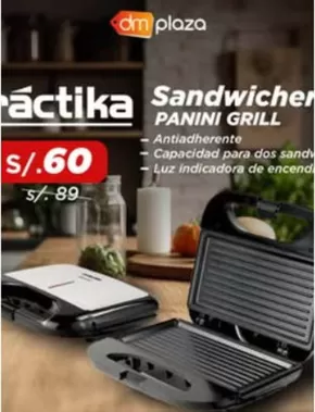 Catálogo DM Plaza | Sandwichera panini grill  | 2025-04-25T00:00:00.000Z - 2025-04-27T00:00:00.000Z