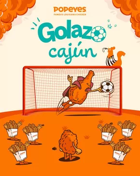Catálogo Popeyes | Golazo cajun | 2025-04-28T00:00:00.000Z - 2025-05-31T00:00:00.000Z