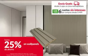Catálogo Sodimac | hasta 25% en wallpanels | 2025-04-29T00:00:00.000Z - 2025-05-04T00:00:00.000Z