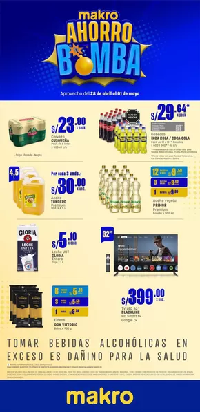 Catálogo Makro | Volante Ahorro Bomba P2 | 2025-04-28T00:00:00.000Z - 2025-05-01T00:00:00.000Z