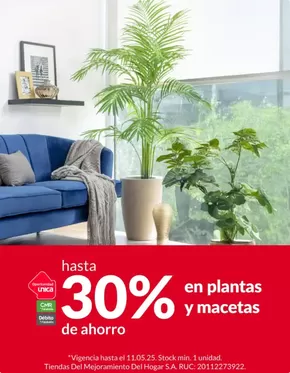 Catálogo Sodimac | hasta 30% en plantas y macetas  | 2025-05-06T00:00:00.000Z - 2025-05-11T00:00:00.000Z