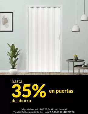 Catálogo Sodimac en Lima | hasta 35% en puertas  | 2025-05-06T00:00:00.000Z - 2025-05-11T00:00:00.000Z