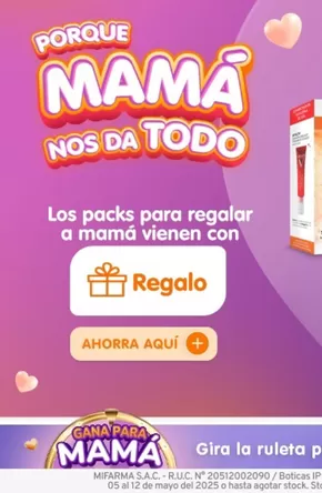 Catálogo Mifarma en Lima | Mama nos da todo | 2025-05-05T00:00:00.000Z - 2025-05-12T00:00:00.000Z