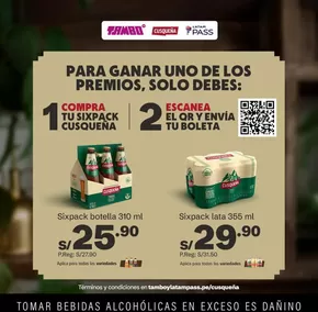 Catálogo Tambo | Para ganar uno le los premios solo debes | 2025-05-07T00:00:00.000Z - 2025-05-11T00:00:00.000Z
