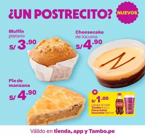 Catálogo Tambo | Un postrecito | 2025-05-07T00:00:00.000Z - 2025-05-11T00:00:00.000Z
