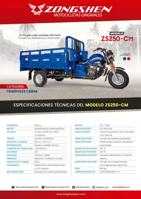 Catálogo Zongshen en Ancon | Catálogo Zongshen | 2025-05-12T00:00:00.000Z - 2025-12-31T00:00:00.000Z