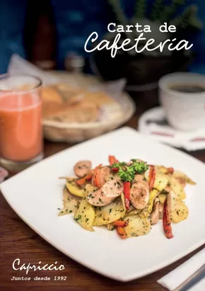 Catálogo Capriccio | Carta cafetería | 1992-01-01T00:00:00.000Z - 2025-05-31T00:00:00.000Z