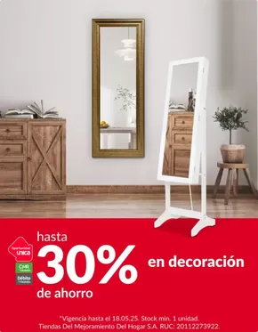 Catálogo Sodimac | hasta 30% en decoracion | 2025-05-13T00:00:00.000Z - 2025-05-18T00:00:00.000Z