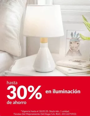 Catálogo Sodimac | hasta 30% en iluminacion | 2025-05-13T00:00:00.000Z - 2025-05-18T00:00:00.000Z