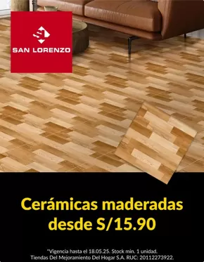 Catálogo Sodimac | caremicas maderadas desde S/15.90 | 2025-05-13T00:00:00.000Z - 2025-05-18T00:00:00.000Z
