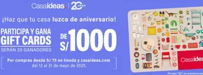 Catálogo Casaideas | Participa & Gana gift cards  | 2025-05-13T00:00:00.000Z - 2025-05-31T00:00:00.000Z