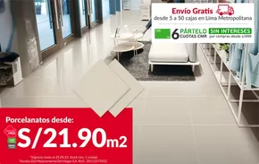 Catálogo Sodimac en Lima | Porcelantatos desde S/21.90m | 2025-05-20T00:00:00.000Z - 2025-05-25T00:00:00.000Z