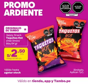 Catálogo Tambo | Taquitos Hot | 2025-05-22T00:00:00.000Z - 2025-05-25T00:00:00.000Z