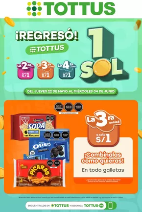 Catálogo Tottus | Tottus - 1sol | 2025-05-22T00:00:00.000Z - 2025-06-04T00:00:00.000Z