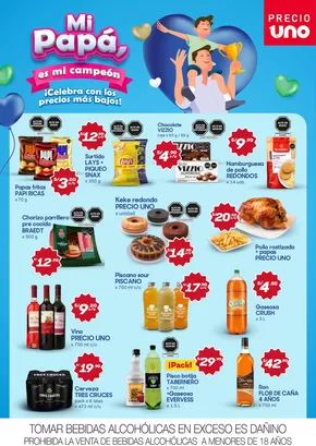 Catálogo Hiperbodega Precio Uno | Mi Papá es mi campeón | 2025-06-03T00:00:00.000Z - 2025-06-15T00:00:00.000Z
