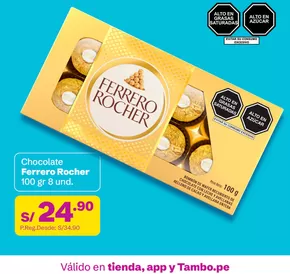 Catálogo Tambo en Callao | Ofertas Chocolates | 2025-06-04T00:00:00.000Z - 2025-06-08T00:00:00.000Z