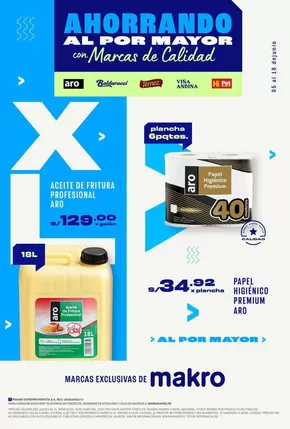 Catálogo Makro | Ahorrando al por mayor con Macas de Calidad | 2025-06-05T00:00:00.000Z - 2025-06-18T00:00:00.000Z