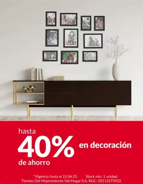 Catálogo Sodimac | Hasta 40% en decoracion | 2025-06-10T00:00:00.000Z - 2025-06-15T00:00:00.000Z