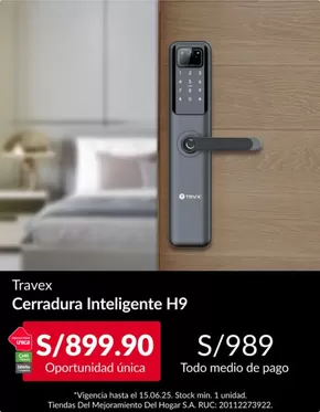 Catálogo Sodimac | Cerradura inteligente  | 2025-06-10T00:00:00.000Z - 2025-06-15T00:00:00.000Z