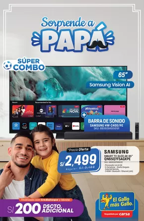 Catálogo El Gallo Más Gallo | Sorprende a Papá | 2025-06-11T00:00:00.000Z - 2025-07-05T00:00:00.000Z