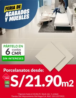 Catálogo Sodimac en Lima | Porcelantos | 2025-06-17T00:00:00.000Z - 2025-06-22T00:00:00.000Z