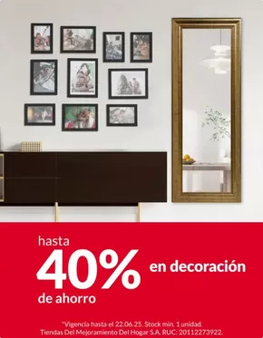 Catálogo Sodimac en Cusco | Hasta 40% en decoracion  | 2025-06-17T00:00:00.000Z - 2025-06-22T00:00:00.000Z
