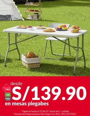 Catálogo Sodimac en Lima | Desde S/139.90 | 2025-06-17T00:00:00.000Z - 2025-06-22T00:00:00.000Z