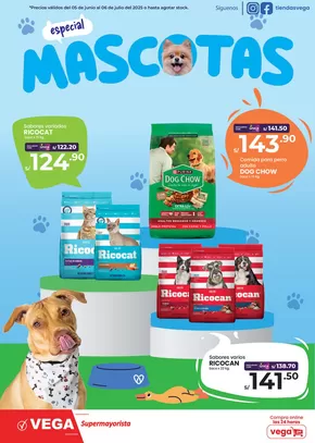 Catálogo Vega | Mascotas!! | 2025-06-05T00:00:00.000Z - 2025-07-06T00:00:00.000Z