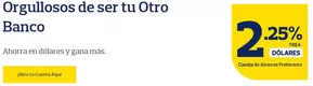 Orgullosos de ser tu otro banco
