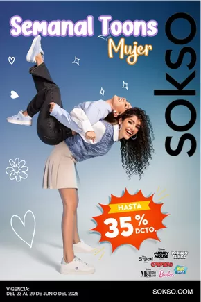 Catálogo Sokso en Sullana | SEMANAL TOONS MUJER | 2025-06-23T00:00:00.000Z - 2025-06-29T00:00:00.000Z