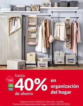 Catálogo Sodimac en Lima | Hasta 40% en organizaion | 2025-06-24T00:00:00.000Z - 2025-06-29T00:00:00.000Z