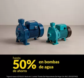 Catálogo Sodimac en Lima | Hasta 50% en bombas de agua  | 2025-06-24T00:00:00.000Z - 2025-06-29T00:00:00.000Z