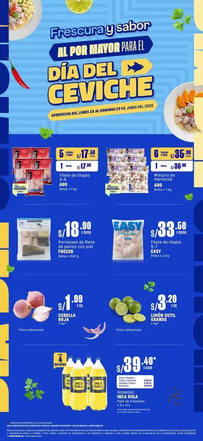 Catálogo Makro en Chiclayo | Dia del ceviche | 2025-06-23T00:00:00.000Z - 2025-06-29T00:00:00.000Z