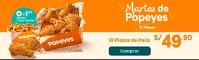 Catálogo Popeyes en Huancayo | Martes de popeyes | 2025-07-02T00:00:00.000Z - 2025-07-06T00:00:00.000Z