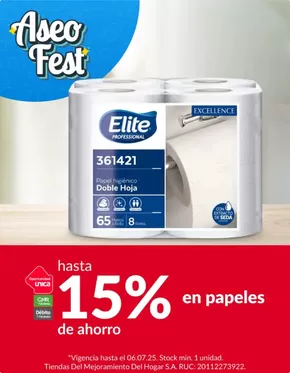 Catálogo Sodimac en Lima | Hasta 15% en papeles  | 2025-07-02T00:00:00.000Z - 2025-07-06T00:00:00.000Z