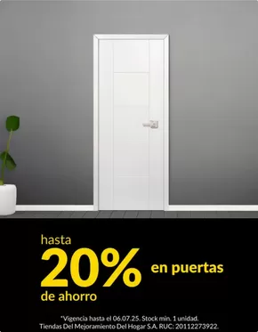 Catálogo Sodimac en Trujillo | Hasta 20% en puertas  | 2025-07-02T00:00:00.000Z - 2025-07-06T00:00:00.000Z